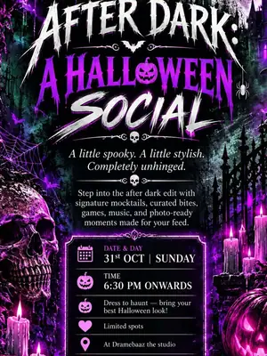 After Dark - A Halloween Social poster