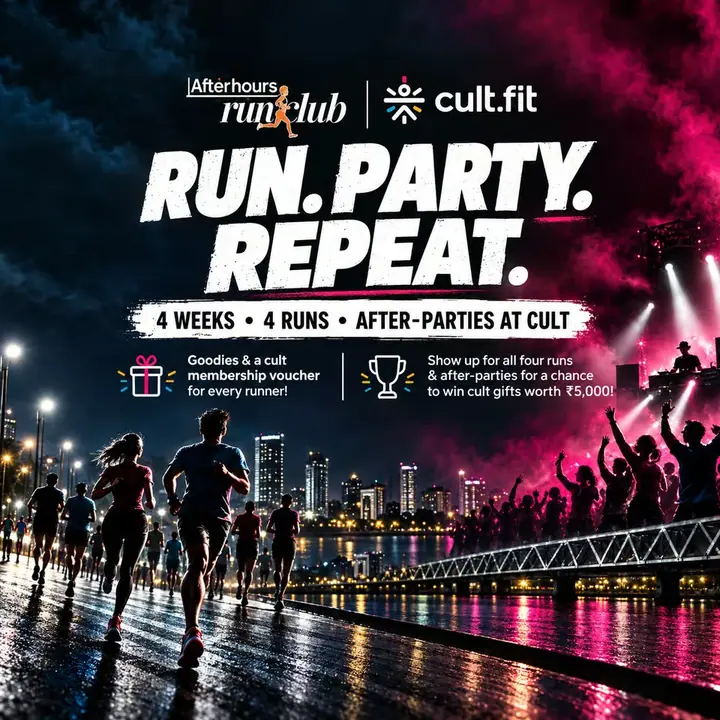 Afterhours Runclub x Cult poster