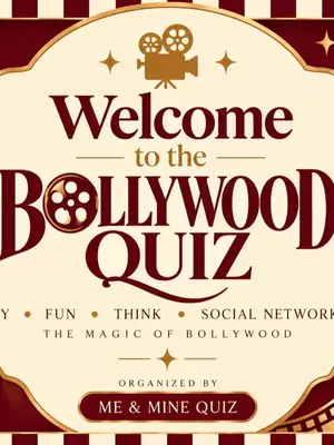 Bollywood Theme Quiz Competition poster