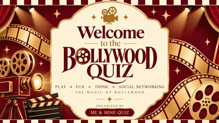 Bollywood Theme Quiz Competition poster