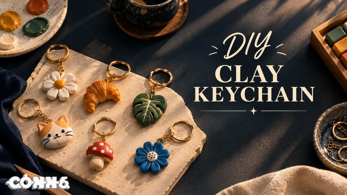 DIY Clay Keychain