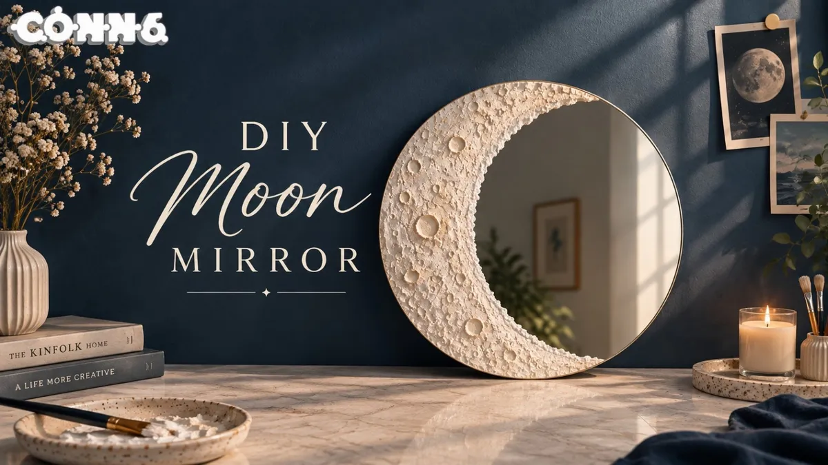 DIY Moon Mirror