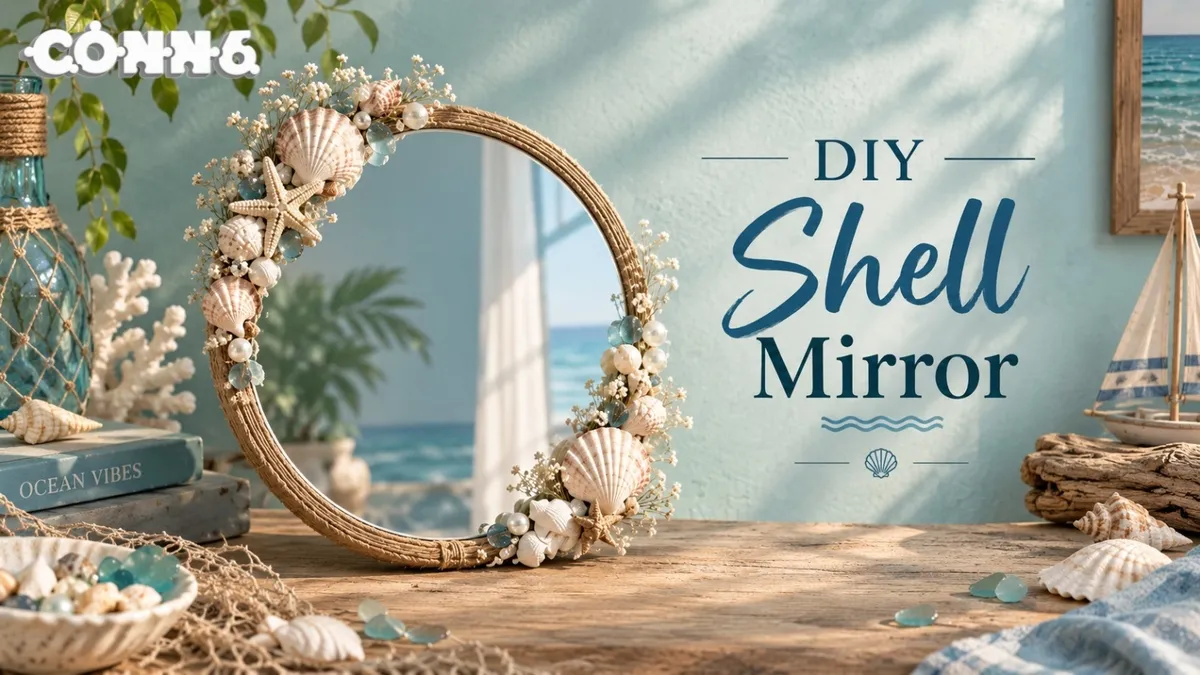 DIY Shell Mirror