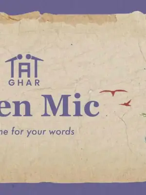Ghar: An Open Mic for Words by Tape A Tale poster