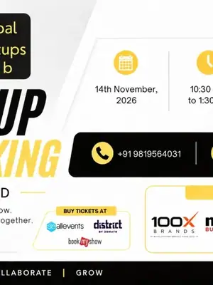 Global Startups Club: Startup Networking Ahmedabad 2026 poster