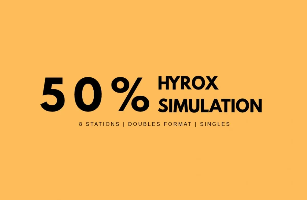 HYROX Simulation - Singles & Doubles Format