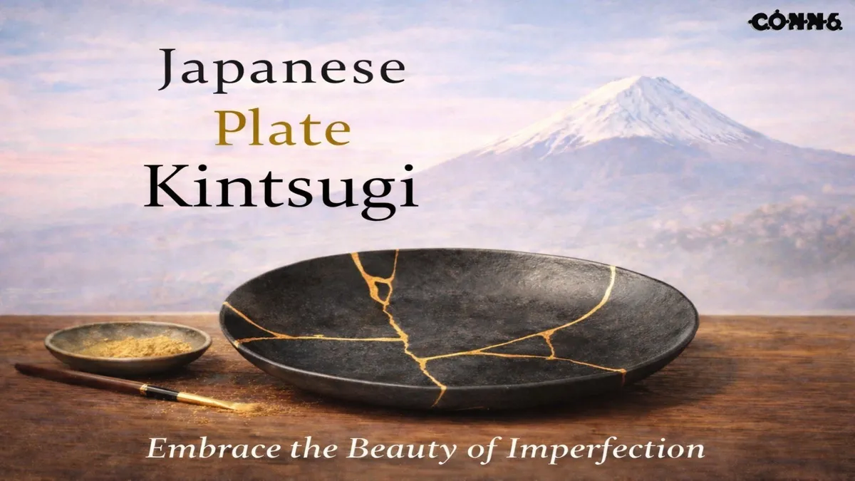Japanese Plate Kintsugi