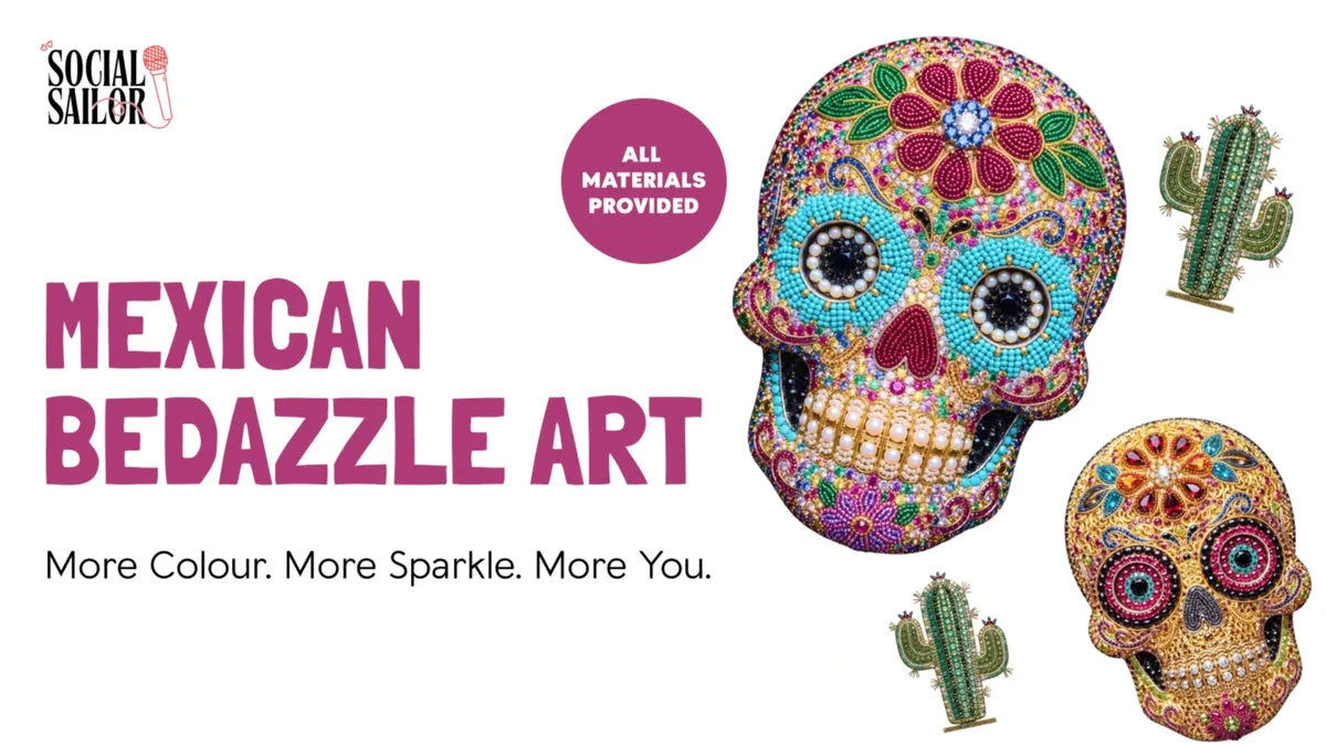 Mexican Bedazzle Art