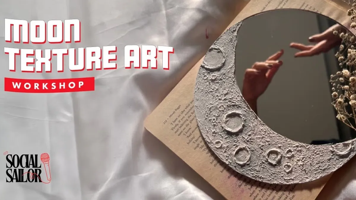 Moon Texture Art Workshop
