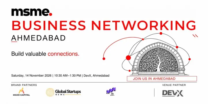 MSME Business Networking Ahmedabad 2026 poster