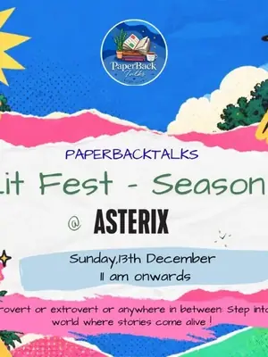 Paperbacktalks Lit Fest Season 7 poster