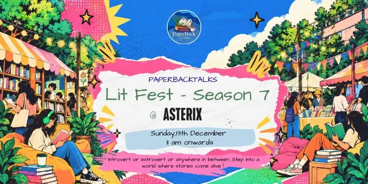 Paperbacktalks Lit Fest Season 7 poster