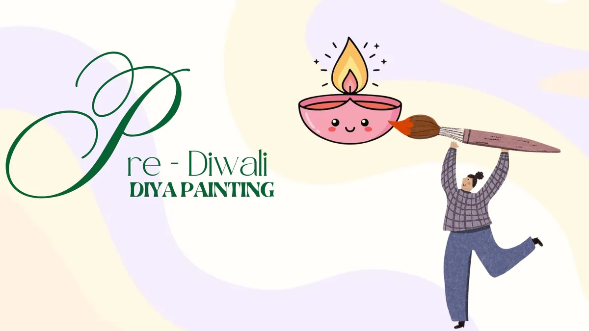 Pre-Diwali Diya Painting