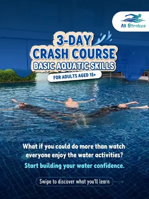 Pre Holidays Swimming Crash Course poster
