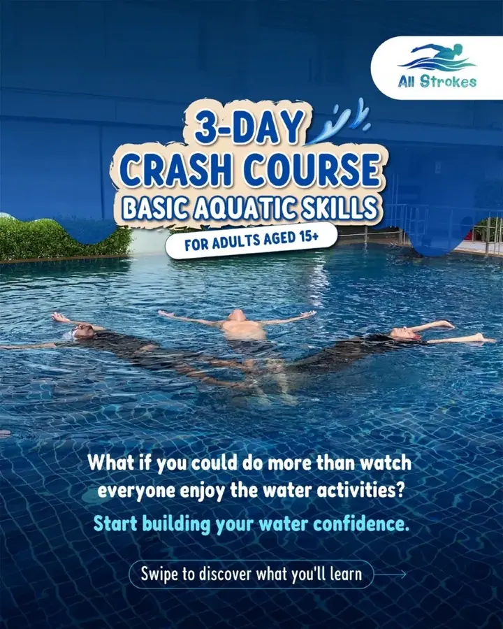 Pre Holidays Swimming Crash Course poster