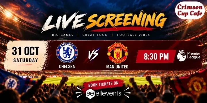 Premier League: Chelsea vs Man United poster