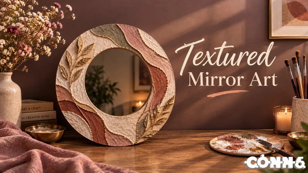 Textured Mirror Art