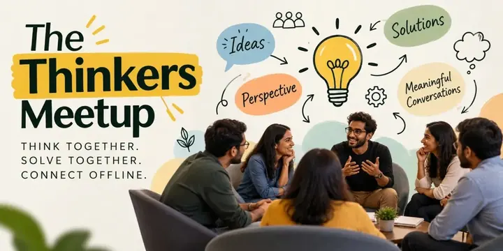 The Thinkers Meetup poster