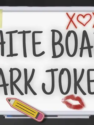 White Board Dark Jokes - Stand Up Comedy Open Mic poster